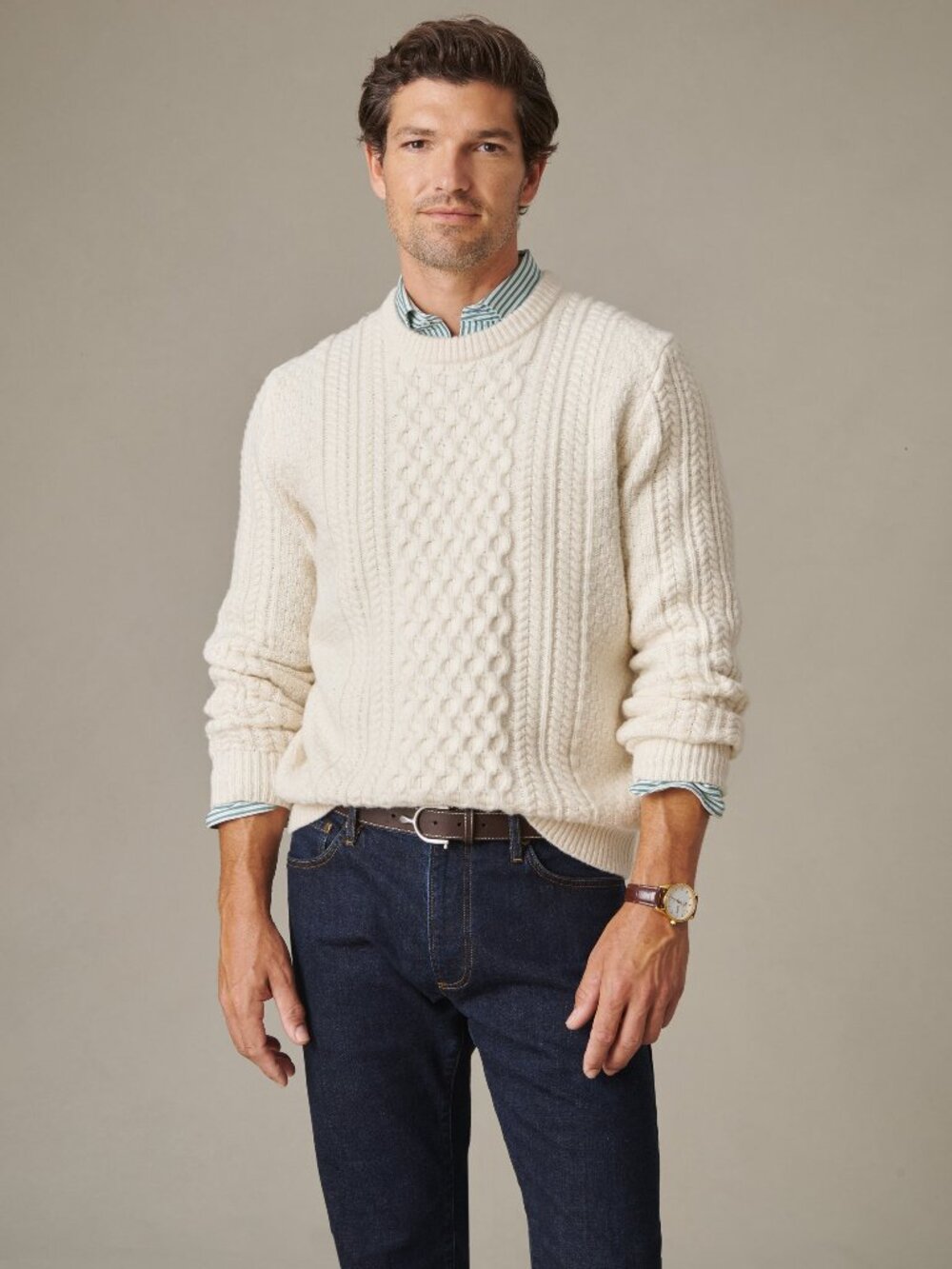 J McLaughlin Aidan Sweater - Ivory NEW